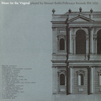 スチュワート・ロブ/ミュージック・フォー・ザ・ヴァージナル(CD-R)